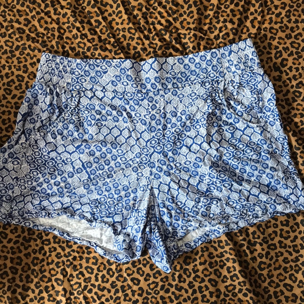 I am selling a pair on lane Bryant shorts.
